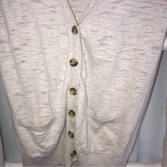 Massimo Supply Co Cardigan Beige Size Small Button Up Patch Pockets Size Small - Picture 2 of 4